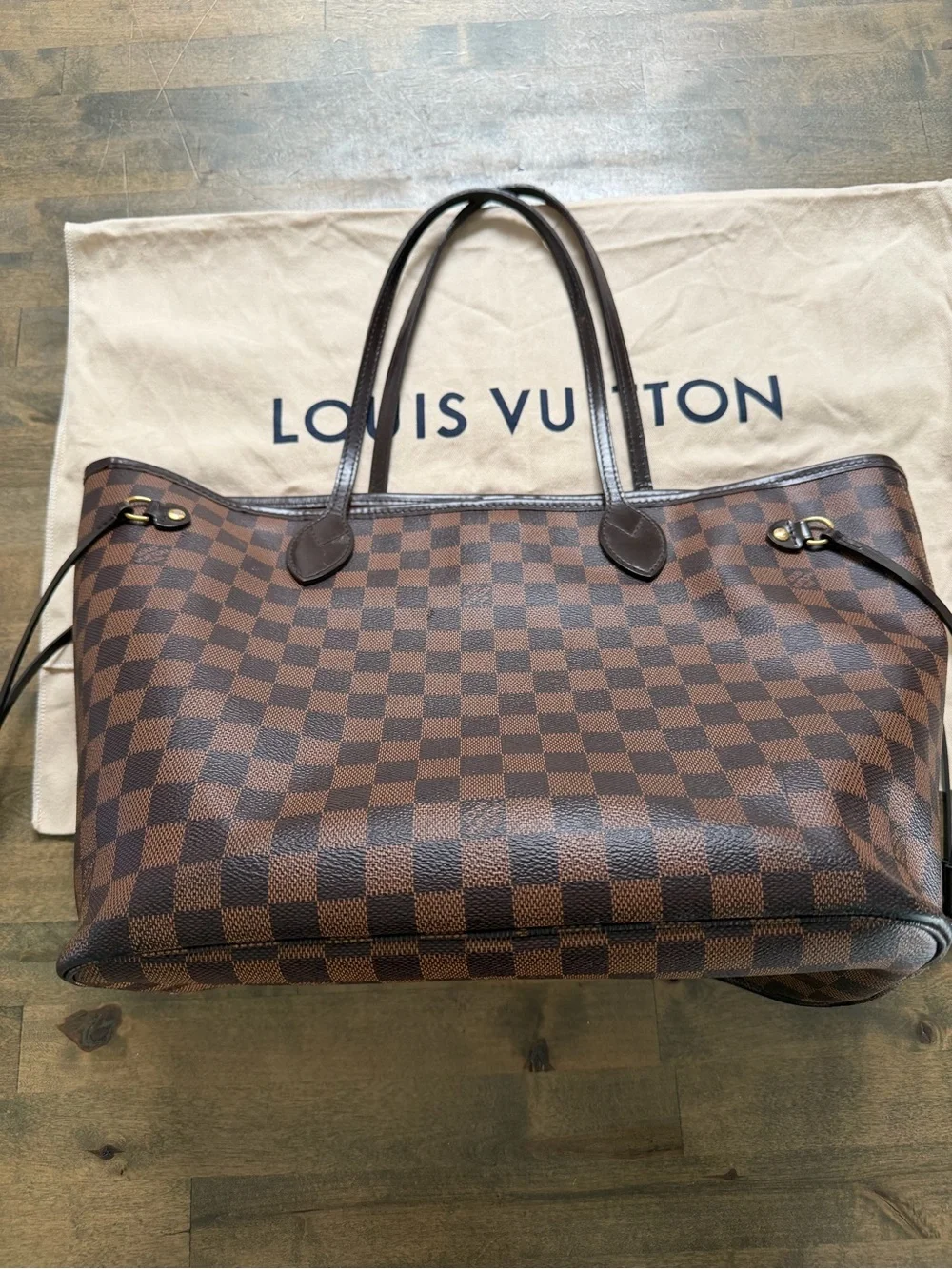 Louis Vuitton Brown Damier Never full MM